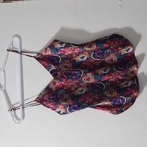Boho  Colourful Tank Top Lovfee size small
